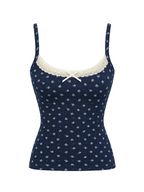 Margaux blue lilies cami